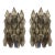 Contemporary and luxury wall sconces with fumè “POLIEDRI” Murano glass in Venini style. Glass elements are blown inside a...