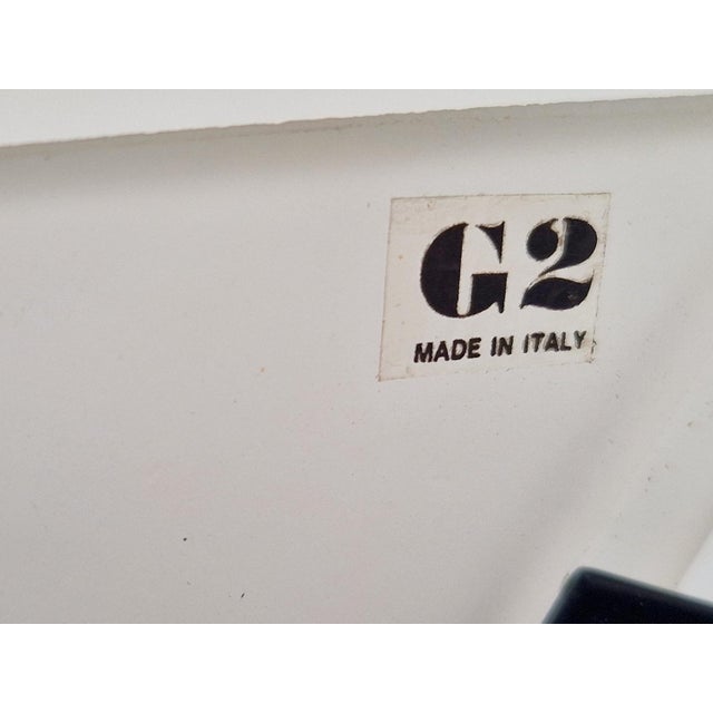 Postmodern G2 vetri murano wall lamp metal glass'80 Italy Very exclusive wall lamp from G2 Vetri Murano glass in a metal...