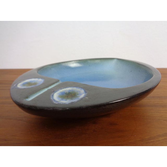 1960s Studio Ceramic Bowl by Keramag Keralith, Czech Republic, 1960s For Sale - Image 5 of 14