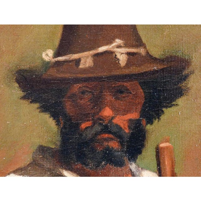 Sebastiano Panunzi, Self-Portrait, Oil on Canvas For Sale - Image 14 of 18