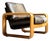 Hombre Armchair in Leather by Burkhard Vogtherr for Rosenthal Studio-Line, 1970s For Sale