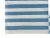 Handmade Cotton Rug, Sky Blue and White Natural Vegetable Dyed Up Down Striped Dhurrie- 12'x15' For Sale - Image 10 of 11