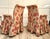 Pair of Vintage Skirted Swan Arm Chairs With Red Embroidered Textile For Sale - Image 13 of 15