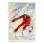 Mark King Limited Edition Framed Print, Downhill Skier For Sale