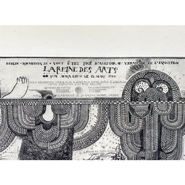 1960s Johannes Gachnang, Antonius Höckelmann, Georg Baselitz, Hand-Signed Etching, 1966, Paper For Sale - Image 5 of 18
