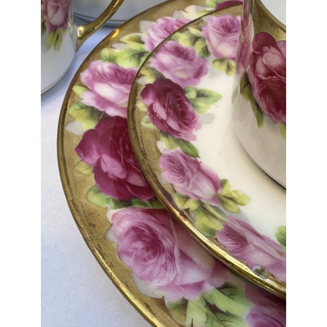 1910s Antique Beyer & Bock Tausendschön 42-Piece Porcelain Service for 12, C. 1905–1931 For Sale - Image 5 of 10