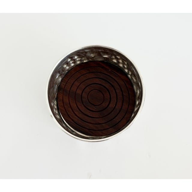 English English Sheffield Vintage Silver Wine Bottle Coaster For Sale - Image 3 of 6