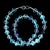 Ajd 24 Inch Transparent Multi Color Fluorite Necklace For Sale In Raleigh - Image 6 of 6