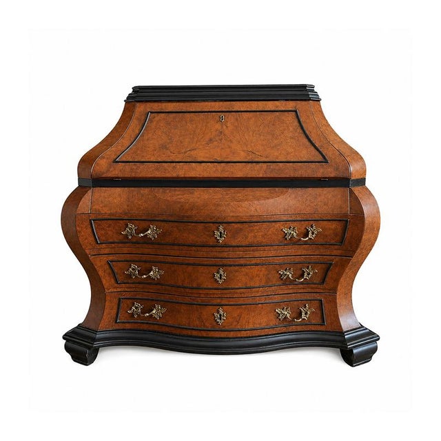 Wood Baroque Burl Wood Dresser For Sale - Image 7 of 7