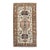 Early 20th Century Zabihi Collection Ivory Brown Heriz Scatter Rug - 3'3" x 5'11" For Sale
