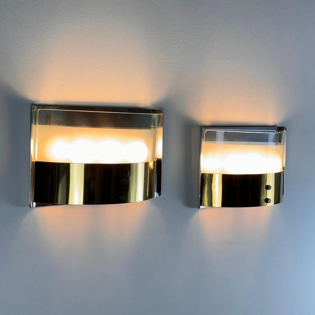 Lp19 Monaco Wall Lights attributed to Luigi Caccia Dominioni for Azucena, 1980s, Set of 2 For Sale - Image 3 of 18