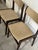 1960s Pair of Danish Modern in Style of Erik Buch Style Dining Chairs in Dark Stained Oak For Sale - Image 4 of 8