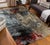 Textile Cozy Modern Charcoal Hand-Knotted Wool Rug Carpet, Abstract Contemporary Design For Sale - Image 7 of 7