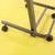 Adjustable Metal Bedside Table with Wheels For Sale - Image 4 of 9