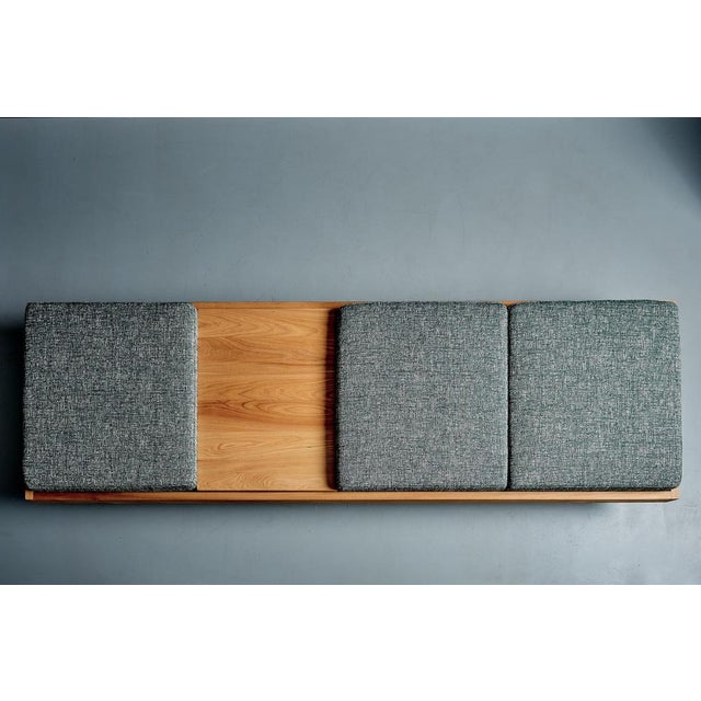 Brown Minimalist L 09H Daybed in Elm attributed to Pierre Chapo, France, 2018 For Sale - Image 8 of 15