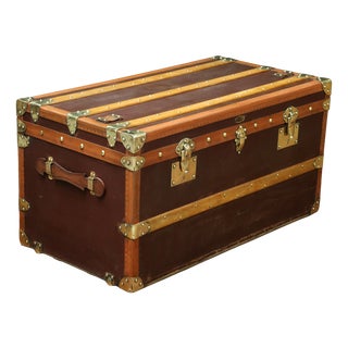 Vintage Mail Trunk from Erhart Mulhouse, 1920s For Sale