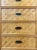Mid 20th Century Dixie Parquet Inlay Tall Chest of Drawers Brass Detail Coastal Hollywood Regency For Sale In Tampa - Image 6 of 11