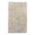 Antique Rug 4x6 | Faded Beige, Brown & Light Blue With Three Soft Medallions For Sale