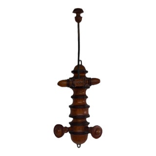 19th Century Antique English Bamboo Coat Hanger For Sale