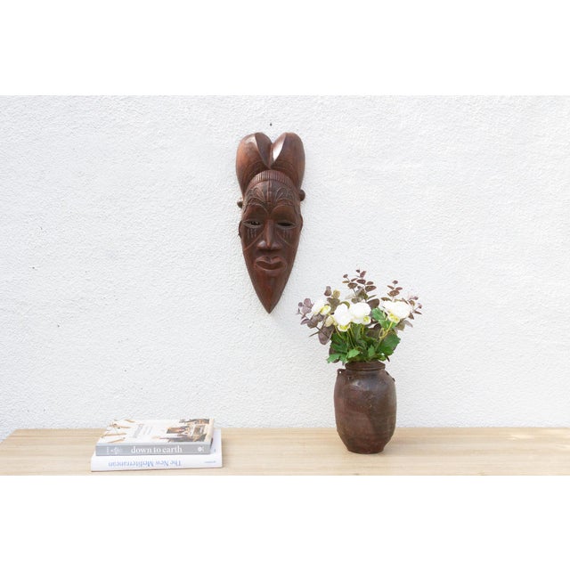 This charming Kwele mask from Gabon or the Republic of Congo is a delightful example of African tribal art. The mask is...