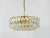Metal Large Gilt Brass and Crystal Glass Chandelier from Bakalowits & Söhne, 1970s For Sale - Image 7 of 18