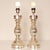 French Country Vintage Table Lamps French Country Lamps Faux Mercury Silver Glass Modern - A Pair For Sale - Image 3 of 10