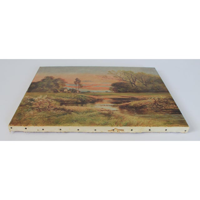 Vintage Landscape Painting For Sale - Image 4 of 9