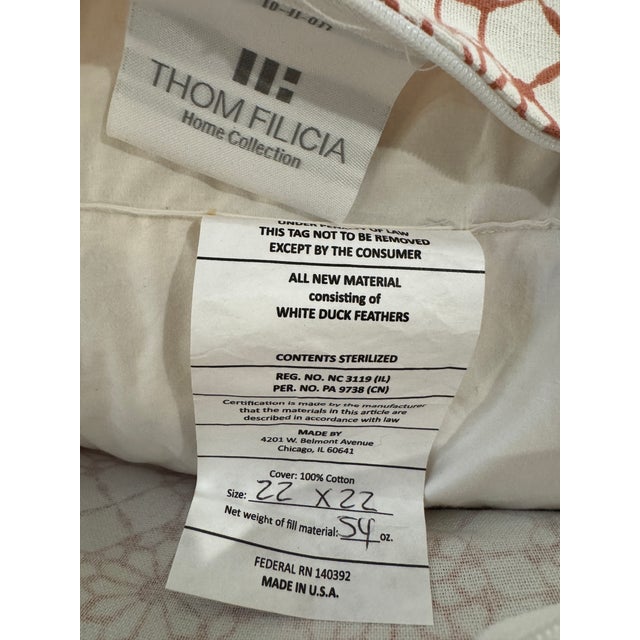 Thom Filicia Home Collection for Eastern Accents Sconset Throw Pillows, Pair For Sale - Image 11 of 12