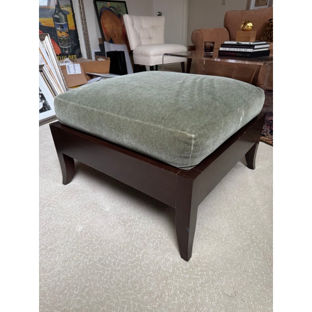 1990s Dakota Jackson Ceylon Lounge Chair With Ottoman For Sale - Image 10 of 13