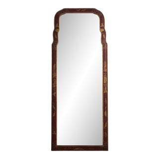 Friedman Brothers Painted Chinoiserie Williamsburg Wall Mirror For Sale