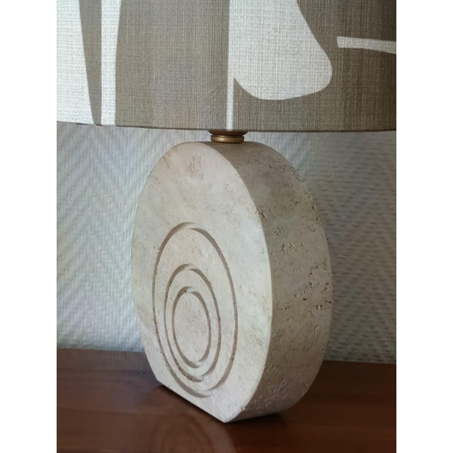 Travertine Lamps by Fratelli Mannelli, 1970s, Set of 2 For Sale - Image 6 of 15