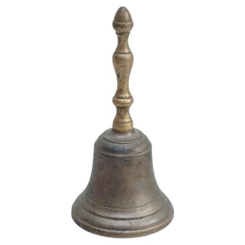 Spanish Rustic Metal Hand Bell, 1960 For Sale - Image 10 of 10