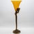 Yellow Table Lamp from Daum, 1960 For Sale - Image 8 of 11