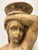 Wood Antique Carved Wood Female Caryatid Holding Vessel on Her Head For Sale - Image 7 of 15