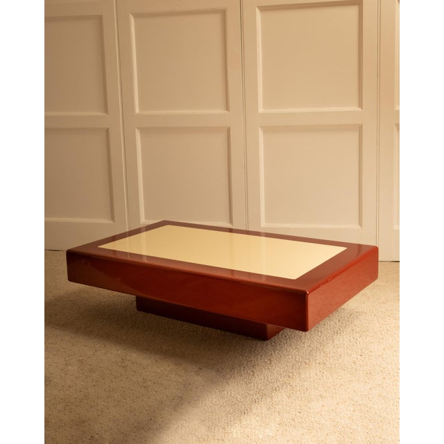 1970s Lacquered Coffee Table, 1970s For Sale - Image 5 of 9