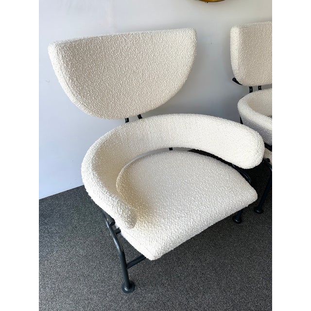 1960s Pair of Armchairs Pl19 by Franco Albini for Poggi, Italy, 1960s For Sale - Image 5 of 14