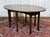 English drop-leaf mahogany table called Gateleg - work from the 1950s L=1m83 l open=1m17 l closed=46.5cm H=75cm.