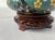 Asian Cloisonné Enamel Cup with Bouquet of Hardstone Flowers For Sale - Image 11 of 18