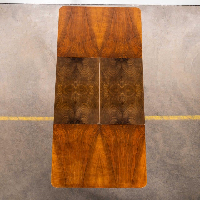 Vintage Rectangular Extendable Halabala Dining Table from Up Zavody, 1950s For Sale - Image 3 of 17