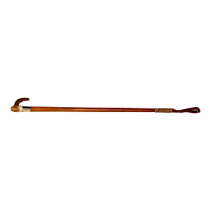 Circa 1907 Riding Crop With Sterling Collar