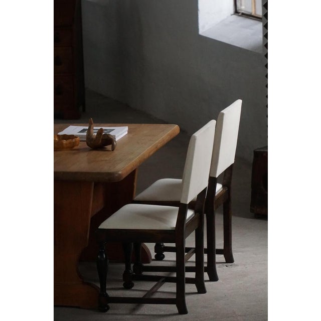 Baroque Swedish Grace Dining Chairs in Birch, 1920s, Set of 6 For Sale - Image 3 of 18