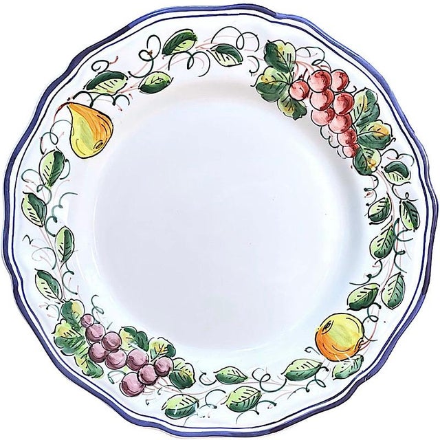 Traditional Frutta Dinner Plate, Simplified For Sale - Image 3 of 3