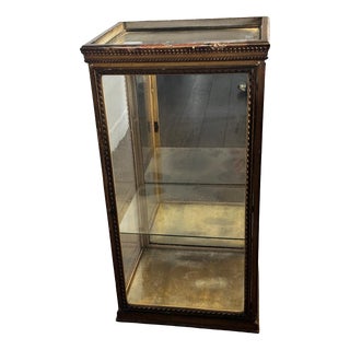 Louis XVI Style Wooden and Glass Counter Display Case, 1890s For Sale