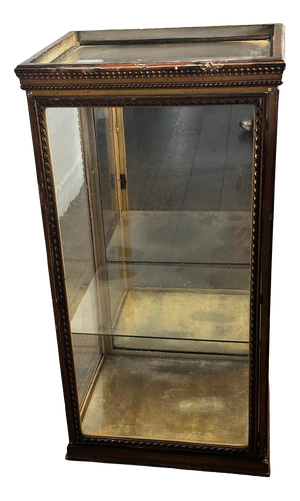 Louis XVI Style Wooden and Glass Counter Display Case, 1890s