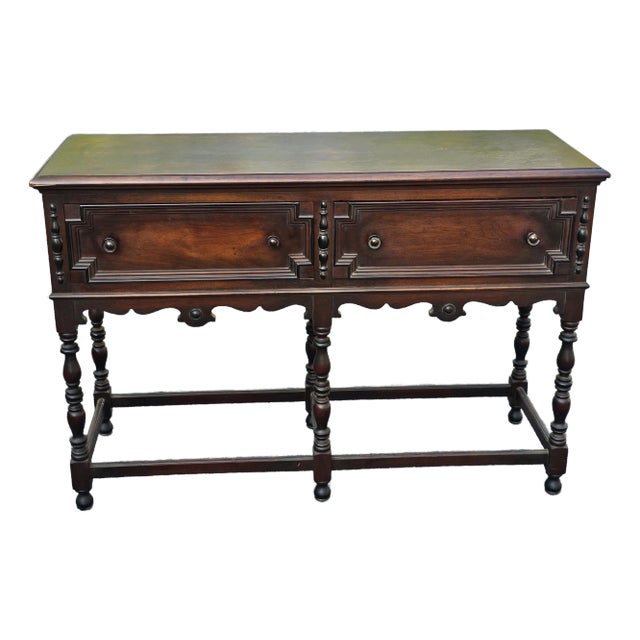 Early 20th Century Edwardian Walnut Hunt Sideboard or Server For Sale