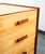 Mid Century Modern Vanity Desk Birch Walnut Drawers Mirror Italian Blonde Wood For Sale - Image 9 of 10