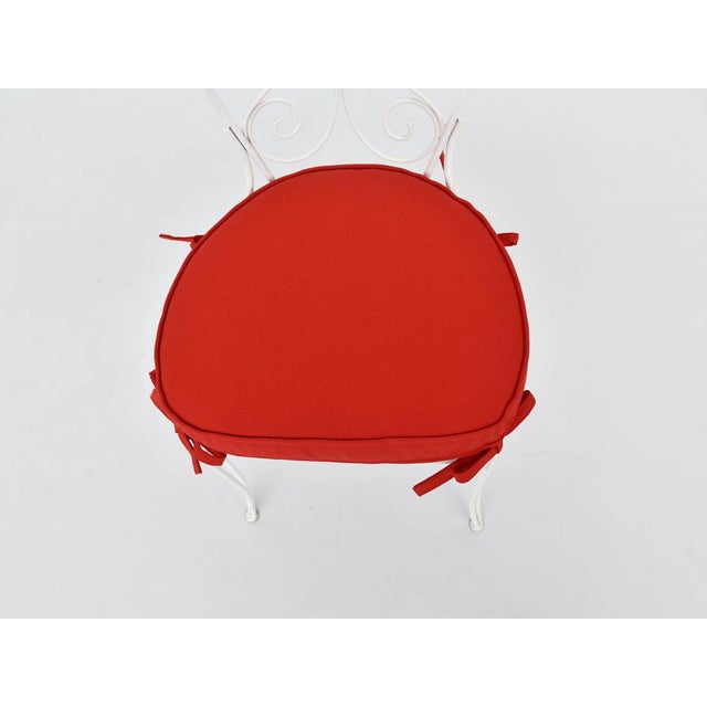 Red Table and Chairs attributed to Lio Carminati, Set of 5 For Sale - Image 8 of 13