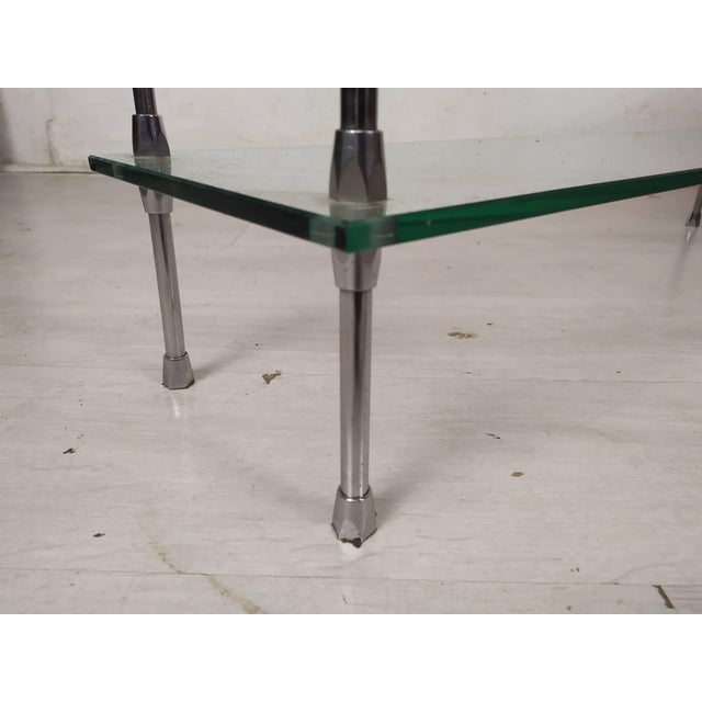 Vintage Chrome Console, 1970s For Sale - Image 6 of 12