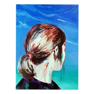 Hanna Ilczyszyn, Girl`s Back, 2020, Acrylic Painting on Canvas For Sale