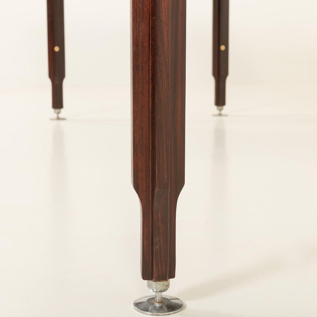 Mid-Century Italian Rosewood Table, 1960s For Sale - Image 11 of 12